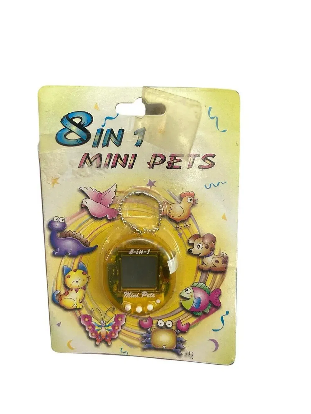 8 in 1 Mini Pets Toy Virtual Electronic Game Collectible Vintage 1997 in Package